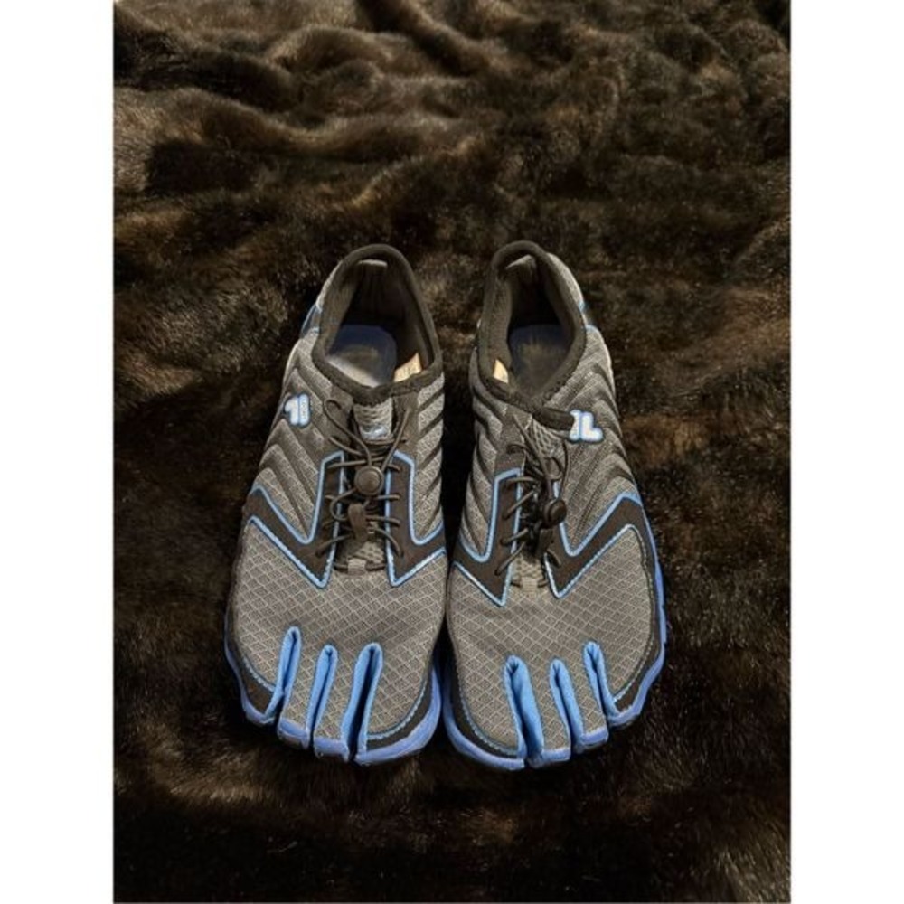 Fila Sport SKELE-TOES Running Shoes Sneakers Turquoise Gray Water 9